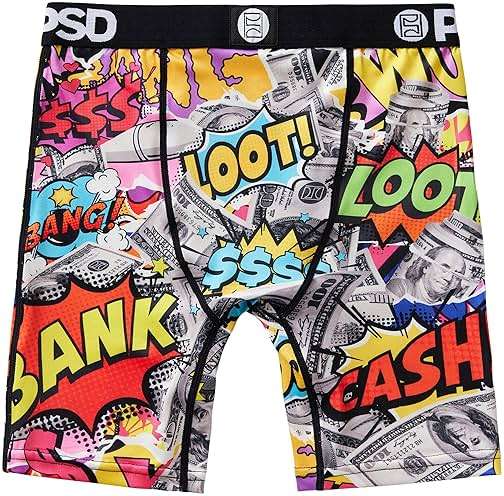 PSD Underwear Youth Boys Boxer Brief - Various Print Comfortable Active Underwear for Boys, Kids Boys Underwear Packs - Image 2