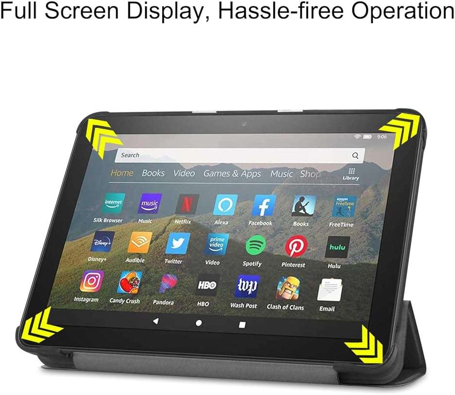 Amazon Fire HD 8 Tablet Case,Tablet Case Fits Amazon Kindle Fire HD 8 & 8 Plus Tablet (8”12th/10th Generation, 2024/2022/2020 Release) Trifold Stand Cover with Backshell with Auto Wake/Sleep. - Image 2