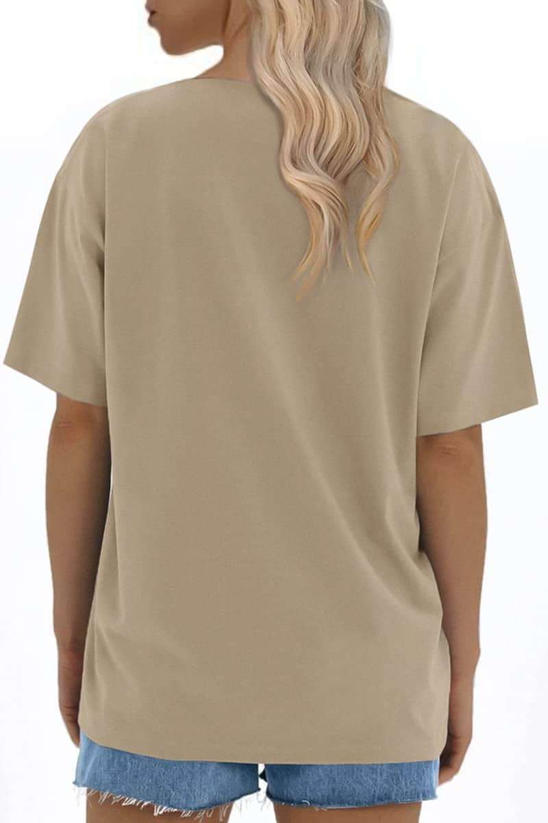 ATHMILE Womens Oversized T Shirts Loose Fit Crewneck Short Sleeve Tops Summer Casual Blouse 2026 Y2K Basic Tee Beach - Image 4