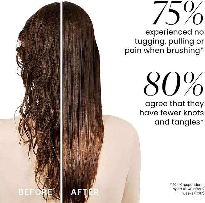 Tangle Teezer Ultimate Detangler Brush for Wet & Dry Hair, Eliminates Knots & Reduces Breakage for Straight to Wavy Hair Types, Amazon Exclusive Apricot - Image 7