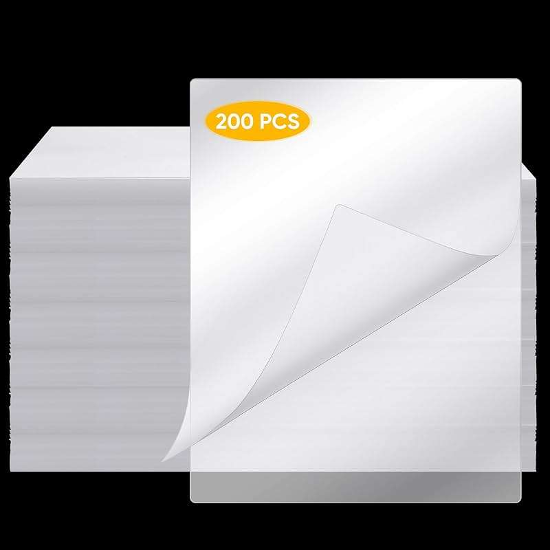 Sherr 200 Pack 10 Mil Laminating Pouches Thermal Laminating Sheets Letter Size 9 x 11.5 Inch Clear Plastic Paper Hot Glossy Sheets Office Supplies - Image 1