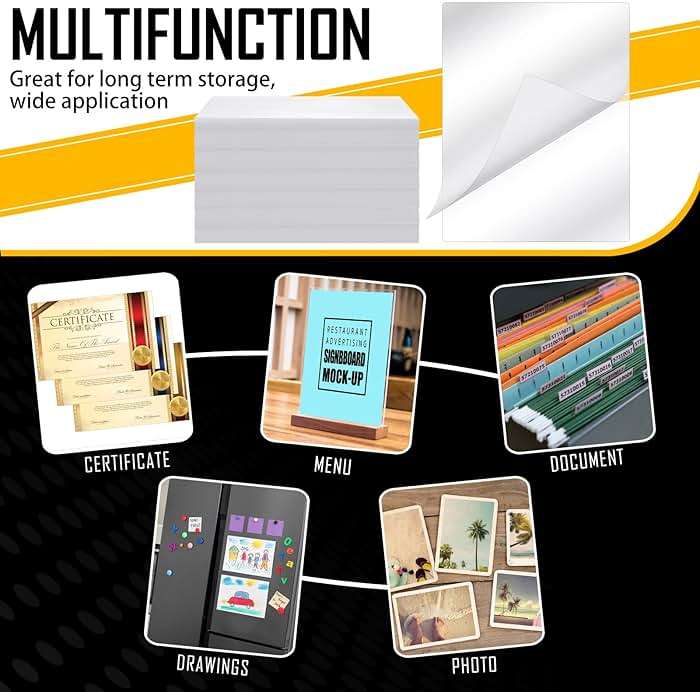 Sherr 200 Pack 10 Mil Laminating Pouches Thermal Laminating Sheets Letter Size 9 x 11.5 Inch Clear Plastic Paper Hot Glossy Sheets Office Supplies - Image 4