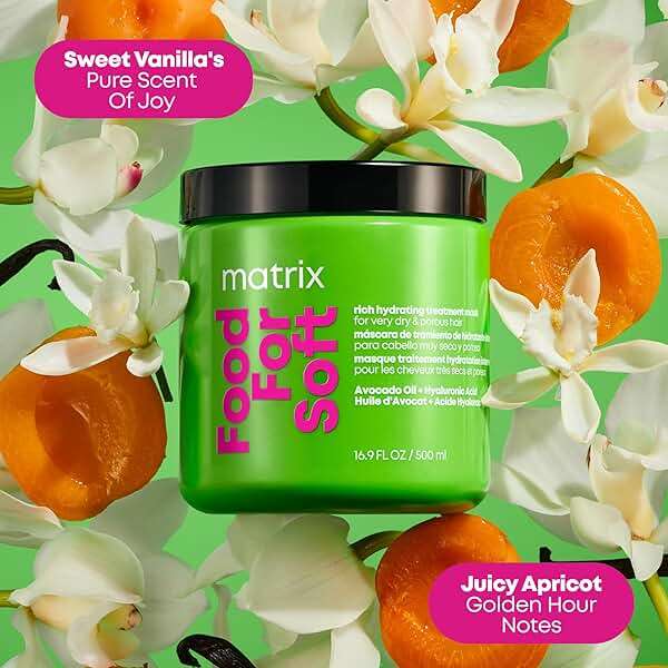 MATRIX Food For Soft Rich Hydrating Mask - For Dry & Brittle Hair, Adds Shine & Softness, With Avocado Oil & Hyaluronic Acid, Replenishes Moisture - Image 6