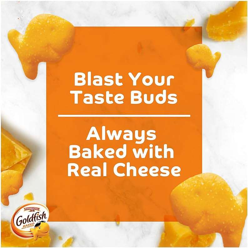 Goldfish Flavor Blasted Xtra Cheddar Cheese Crackers, 27.3 Oz Carton - Image 4