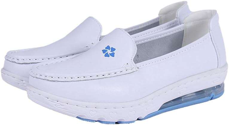WCXTY Orthopedic Nursing Shoes for Women with Arch Support,Professional Lightweight Healthcare Nurse Shoes,Comfortable Breathable Loafer Waterproof Work Shoes,EVA Air Cushion - Image 1