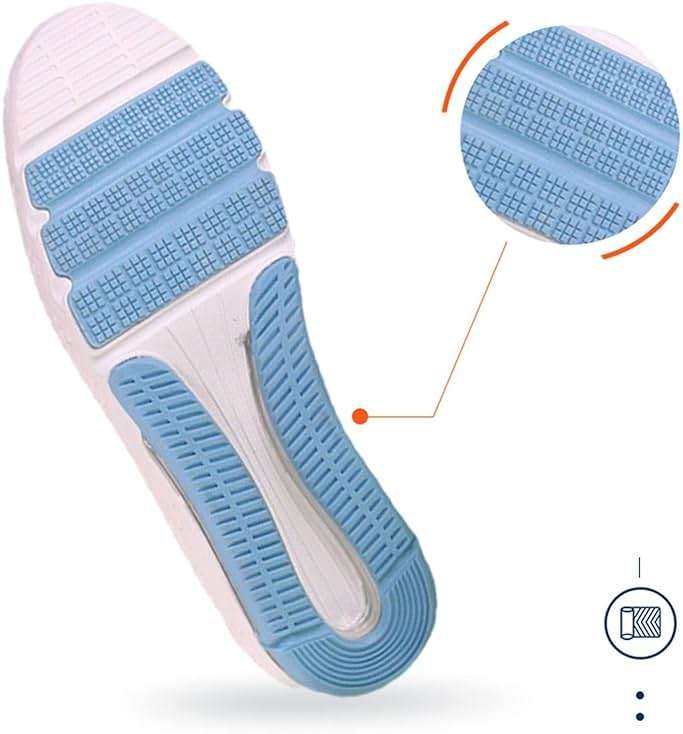 WCXTY Orthopedic Nursing Shoes for Women with Arch Support,Professional Lightweight Healthcare Nurse Shoes,Comfortable Breathable Loafer Waterproof Work Shoes,EVA Air Cushion - Image 5