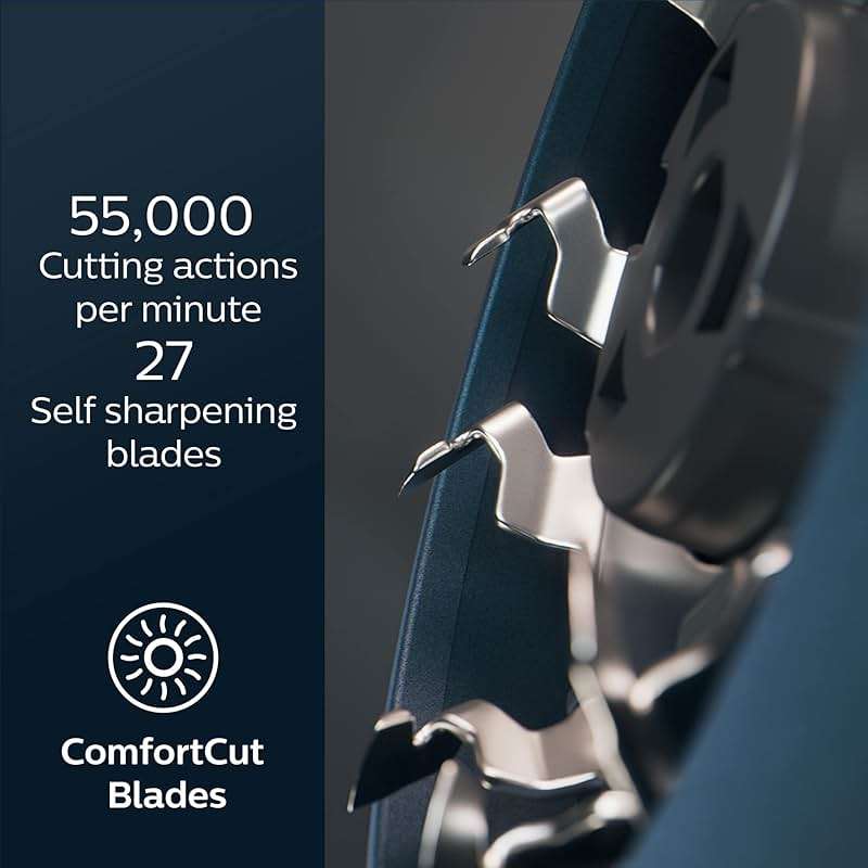 Philips Norelco Shaver 5000X, Rechargeable Wet & Dry Shaver with Precision Trimmer and Storage Pouch, X5006/85 - Image 5