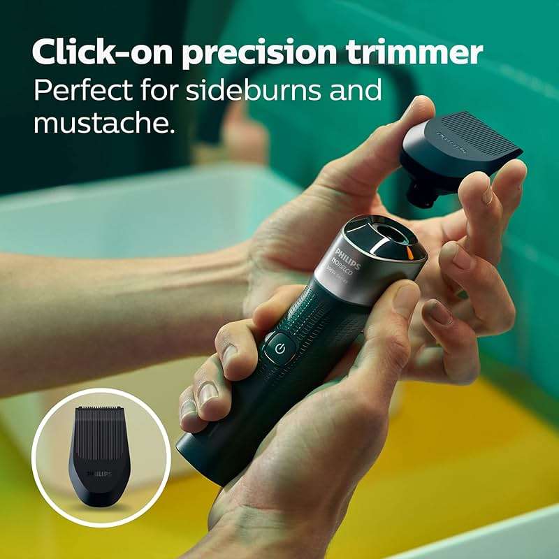 Philips Norelco Shaver 5000X, Rechargeable Wet & Dry Shaver with Precision Trimmer and Storage Pouch, X5006/85 - Image 7