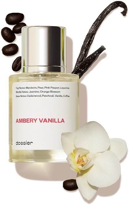 Dossier - Ambery Vanilla - Inspired by Black Opium - Eau de Parfum - Vanilla Perfume - Long-Lasting Fragrance - Feminine - 1.7 fl oz (50ml) - Product Image