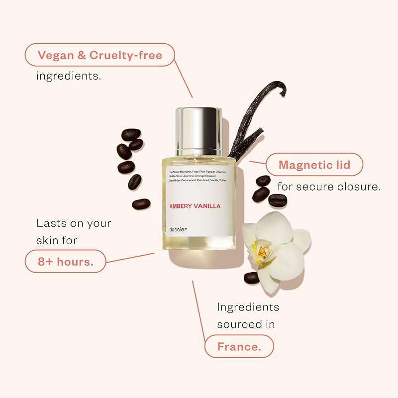 Dossier - Ambery Vanilla - Inspired by Black Opium - Eau de Parfum - Vanilla Perfume - Long-Lasting Fragrance - Feminine - 1.7 fl oz (50ml) - Image 3