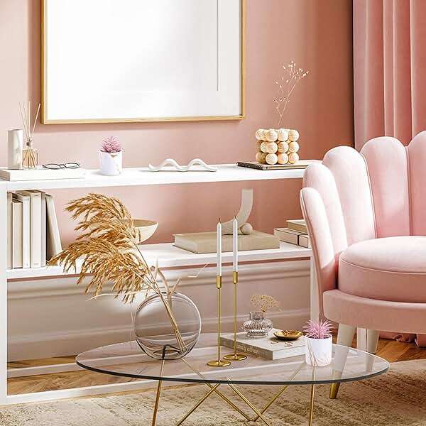 Der Rose Set of 2 Succulents Plants Artificial Mini Fake Succulents Plants for Office Desk Accessories for Women Pink Home Vanity Decor - Image 5