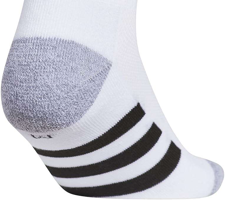 adidas Kids Athletic Cushioned 6-Pack Quarter Socks (Little Kid/Big Kid/Adult) - Image 5