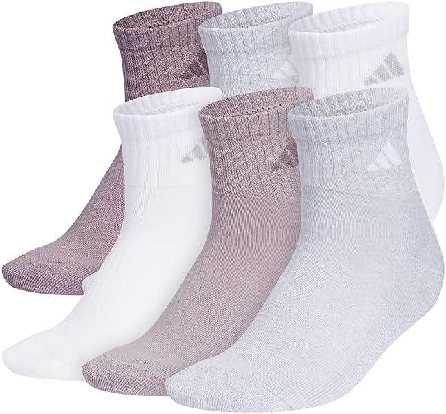 adidas Athletic Cushioned 6-Pack Quarter - Image 1