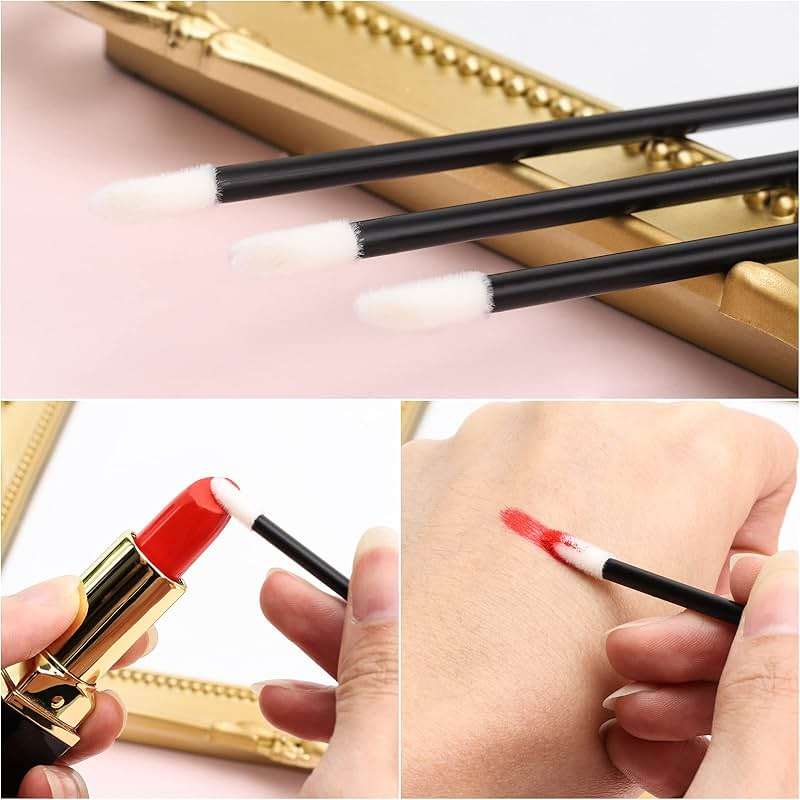 700 Piece Disposable Lip Wands - Lip Brushes, Lipstick & Gloss Applicators - Lint Free Makeup Applicator Brush Beauty Tool - Image 4