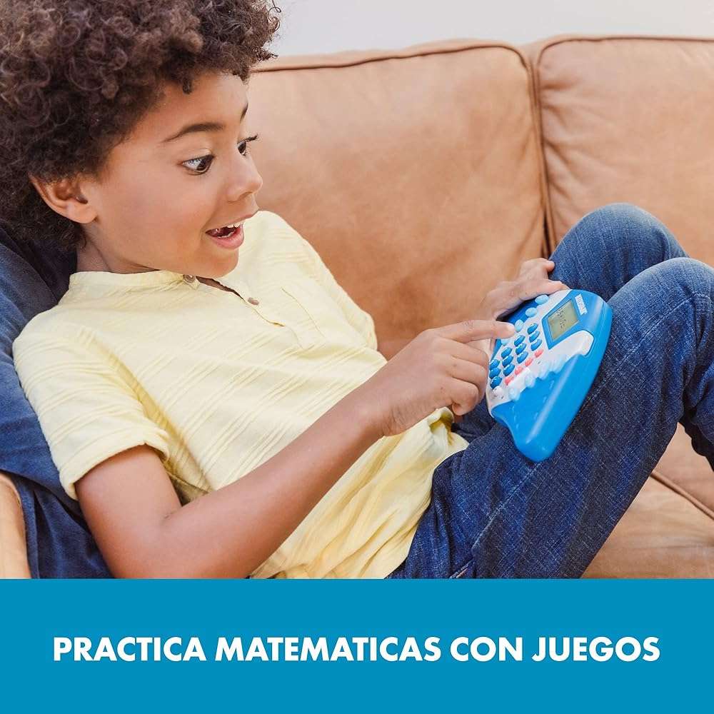 Educational Insights MathShark - Electronic Math Games for Kids Ages 6-8, Handheld Math Game, Addition and Subtraction Toys, Multiplication and Division Games for First Graders, Kids Learning Game - Image 2