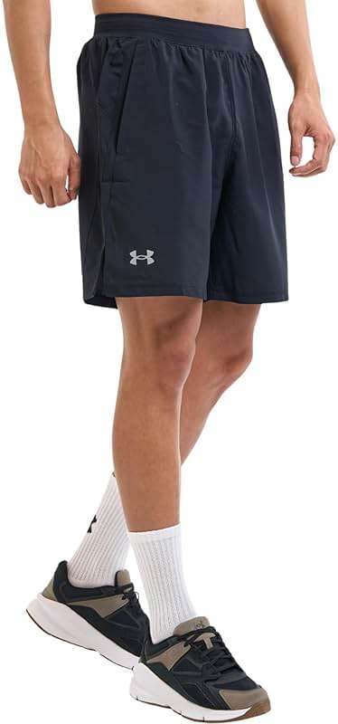 Under Armour Men's Launch Stretch Woven 2-in-1 Shorts - Image 3