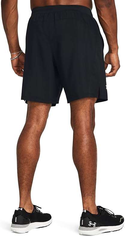 Under Armour Men's Launch Stretch Woven 2-in-1 Shorts - Image 5