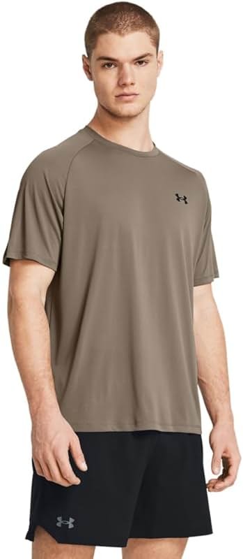 Under Armour Men's Tech 2.0 Short-Sleeve T-Shirt, (200) Taupe Dusk / / Black, X-Large - Product Image