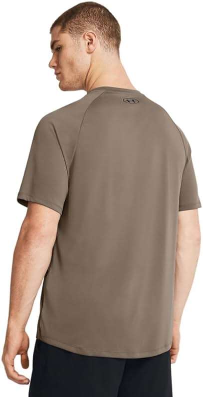 Under Armour Men's Tech 2.0 Short-Sleeve T-Shirt, (200) Taupe Dusk / / Black, X-Large - Image 2