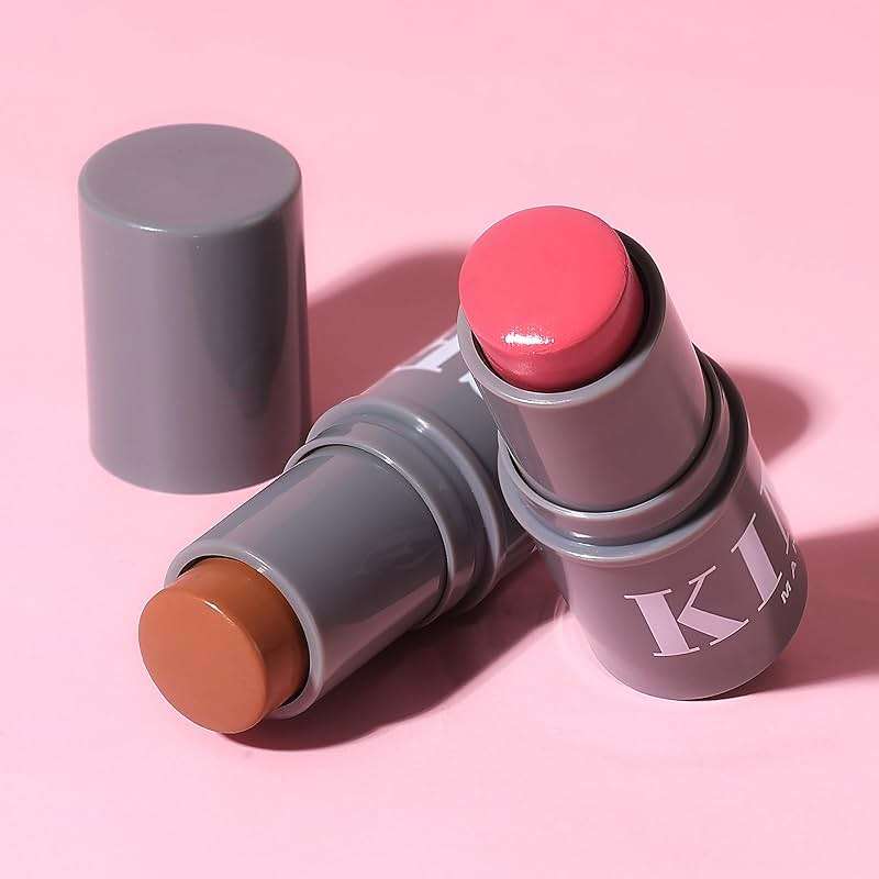 KIMUSE Cream Contour Stick Face Makeup Kit, Bronzer Stick and Blush Stick Set, Long Lasting Blendable Cream Makeup Sticks, Natural Sculpting Face Contouring & Blush Makeup Kit for All Skin Tones - Image 9