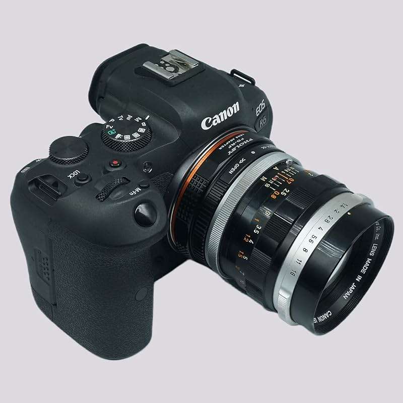 PHOLSY Lens Mount Adapter with Aperture Lever Compatible with Canon FD FL Lens to Canon EOS RF Mount Camera Body for EOS R8, R50, R6 Mark II, R7, R10, R3, R5, EOS R5C, EOS R6, EOS R, EOS RP - Image 2