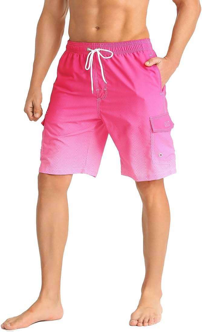 APTRO Men's Swim Trunks 9" Quick Dry Bathing Suit Big & Tall Beach Swimsuits - Image 2