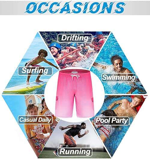 APTRO Men's Swim Trunks 9" Quick Dry Bathing Suit Big & Tall Beach Swimsuits - Image 6