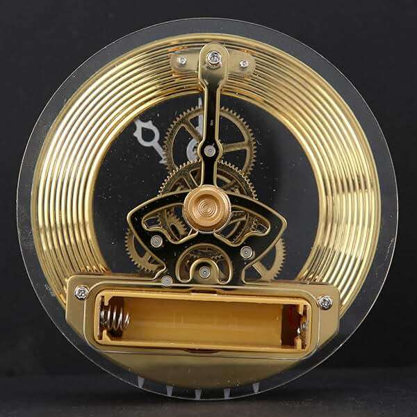 Clock Insert, Mini Insert Metal 86mm Built in Round Quartz Head Desk Craft Accessories ound Clock Insert Quartz Clock Fit up Movement Miniature - Image 10
