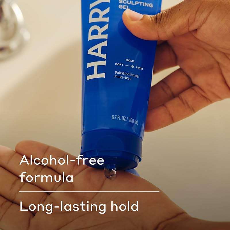Harry's Hair Gel for Men, Hair Gel with Firm Hold & Polished Finish, 6.7 Fl Oz, 3 Pack - Image 4