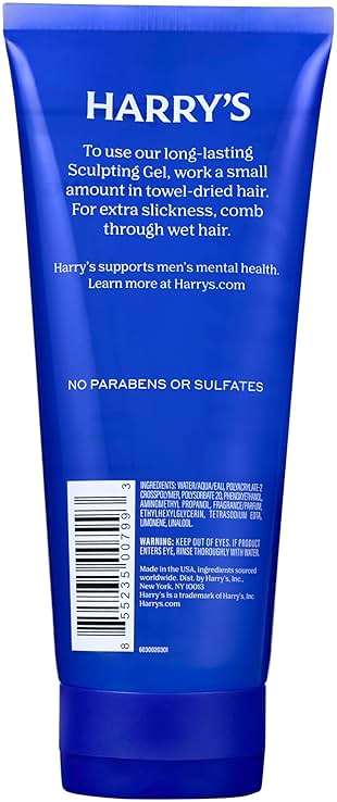 Harry's Hair Gel for Men, Hair Gel with Firm Hold & Polished Finish, 6.7 Fl Oz, 3 Pack - Image 7
