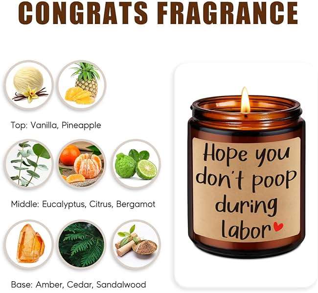 Fairy's Gift New Mom Candle for Women, Funny Baby Shower, Pregnancy Gifts for First Time Mom, Pregnant Women Wife Friend, Maternity, Mothers Valentines, Pregnancy Gifts for Expecting Mommy Mama to Be - Image 2