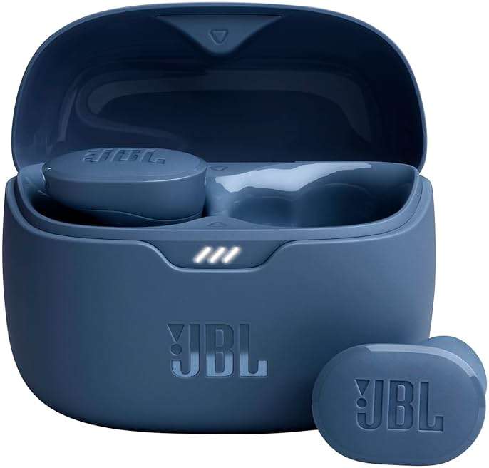JBL Tune Buds - True wireless Noise Cancelling earbuds, JBL Pure Bass Sound, Bluetooth 5.3, 4-Mic technology for Crisp, Clear Calls, Up to 48 hours of battery life, Water and dust resistant (Blue) - Image 1