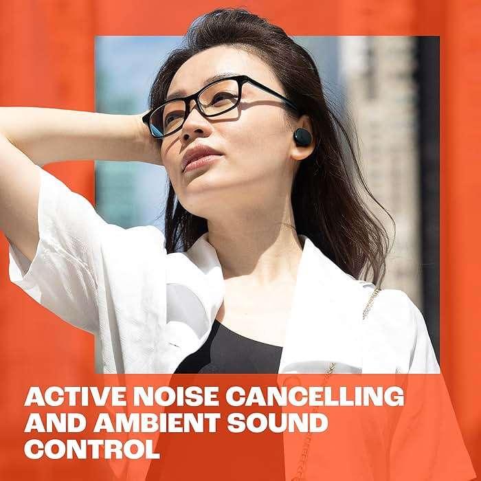 JBL Tune Buds - True wireless Noise Cancelling earbuds, JBL Pure Bass Sound, Bluetooth 5.3, 4-Mic technology for Crisp, Clear Calls, Up to 48 hours of battery life, Water and dust resistant (Blue) - Image 4