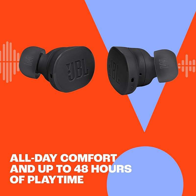 JBL Tune Buds - True wireless Noise Cancelling earbuds, JBL Pure Bass Sound, Bluetooth 5.3, 4-Mic technology for Crisp, Clear Calls, Up to 48 hours of battery life, Water and dust resistant (Blue) - Image 5