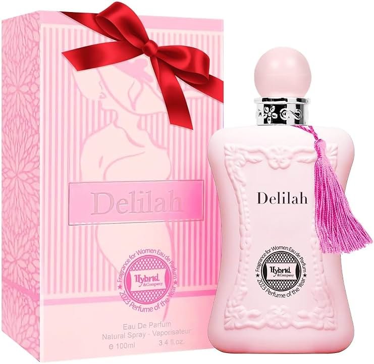 Hybrid & Company Delilah Compelling Captivating Fragrance For Women Floral Scent Womens Perfume, 3.4 Fl Oz - Product Image