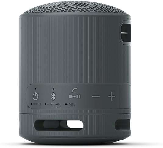 Sony SRS-XB100 Wireless Bluetooth Portable Lightweight Super-Compact Travel Speaker, Durable IP67 Waterproof & Dustproof Shower Speaker, 16 Hour Battery, Versatile Strap, & Hands-free Calling, Black - Image 10