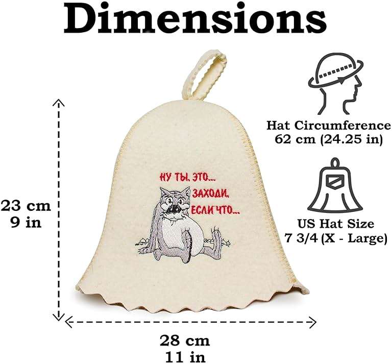 ASKOLD Wool Sauna Banya Hat for Men and Women Finnish Banya Cap for Women and Men Wool Felt Sauna Hat to Protect Hair White - Image 5