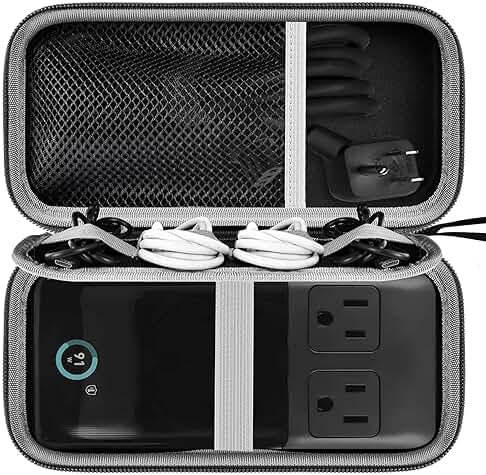 Travel Case for Anker 727/ Prime 6-in-1 USB C Charging Station (GaNPrime 101W), Power Strip Organizer Bag for Cables and Accessories - Efficient Solution for On-the-Go Charging Needs (Box Only) - Product Image