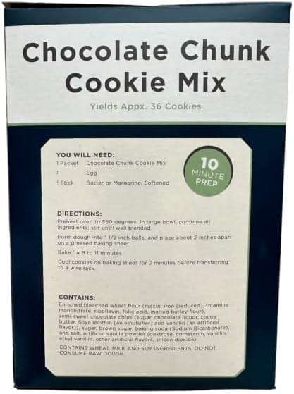 A Blend Above Chocolate Chunk Cookie Mix (Makes Appx. 36 Cookies), Quick and Easy to Make, 10 Minute Prep, Large Chocolate Chips, Baking Mix - Image 6