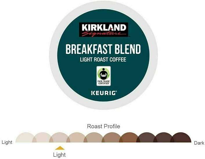 Kirkland Signature Breakfast Blend, Organic Light Roast Coffee - 120 Count - Image 5