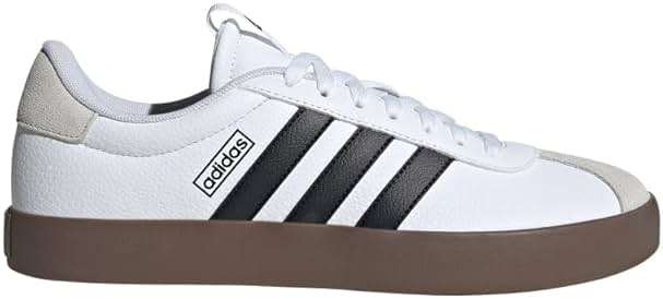 adidas Mens Vl Court 3.0 Lace Up Sneakers Shoes Casual - Red - Image 3