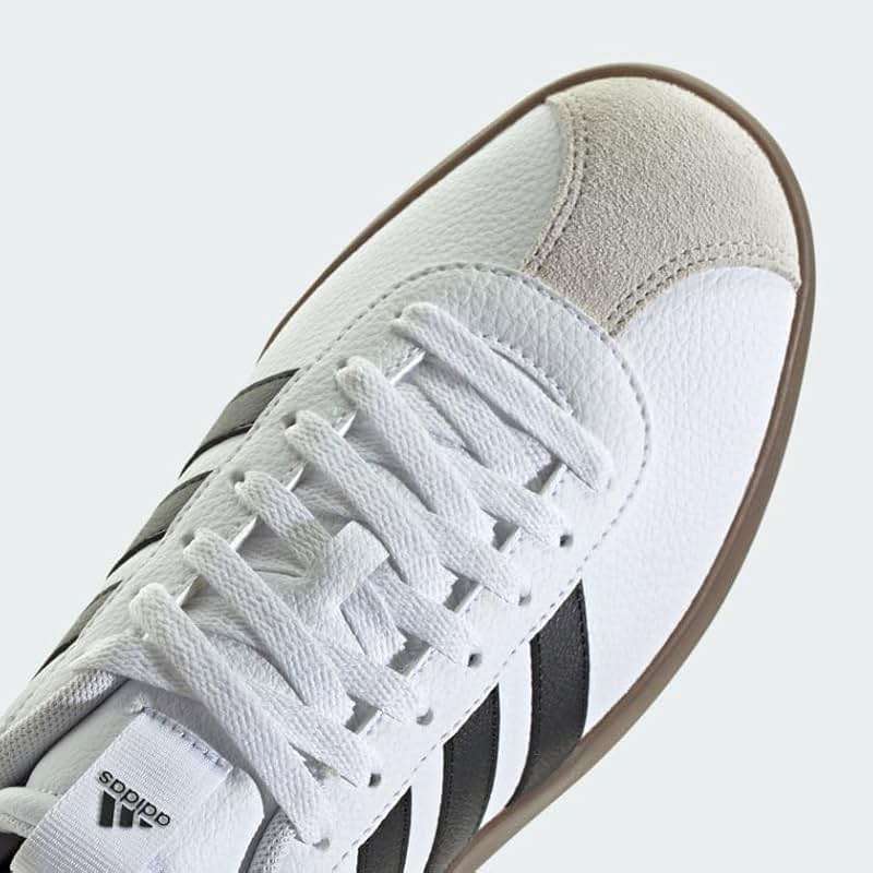 adidas Mens Vl Court 3.0 Lace Up Sneakers Shoes Casual - Red - Image 9