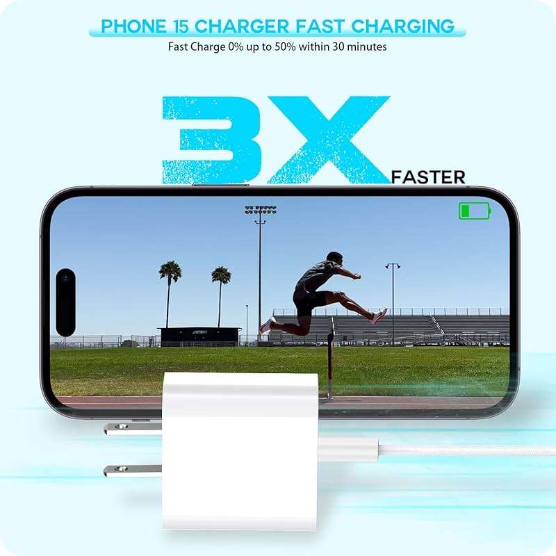 Fast Charger for iPhone 17 16 15, 3Pack USB C iPad Charge PD Fast Charger Block 6FT Long USBC to Type C i Phone Charging Cable Cord for iPhone 17 Air/Pro/Pro Max/16 Pro/Plus/15/15 Pro/Pro Max,iPad Pro - Image 4