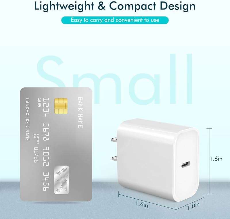 Fast Charger for iPhone 17 16 15, 3Pack USB C iPad Charge PD Fast Charger Block 6FT Long USBC to Type C i Phone Charging Cable Cord for iPhone 17 Air/Pro/Pro Max/16 Pro/Plus/15/15 Pro/Pro Max,iPad Pro - Image 6