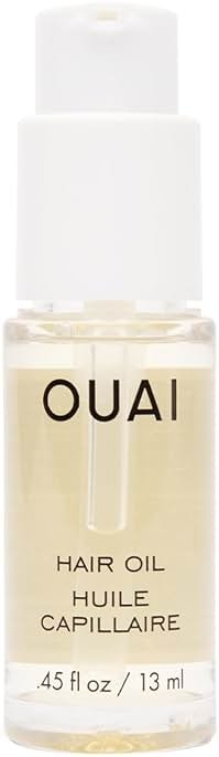 OUAI Hair Oil Travel Size - Hair Heat Protectant Oil for Frizz Control - Adds Shine and Smooths Split Ends - Color Safe Formula - Paraben, Phthalate and Sulfate Free (0.45 oz) - Product Image