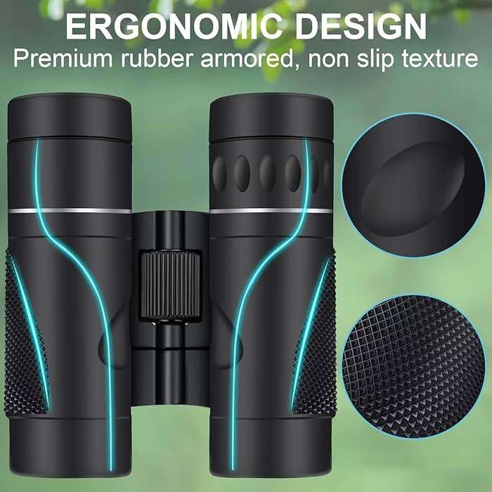 DRANBOL 12X25 Mini Pocket Binoculars for Adults Kids, Small Compact Binoculars for Bird Watching, Opera Concert - Image 8