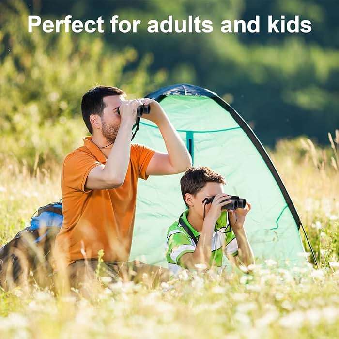 DRANBOL 12X25 Mini Pocket Binoculars for Adults Kids, Small Compact Binoculars for Bird Watching, Opera Concert - Image 9