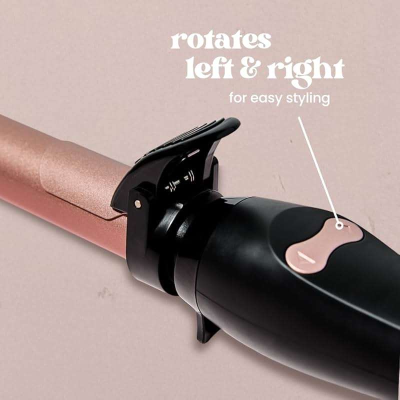 The Beachwaver Co. Rotating Curling Iron Ceramic Curling Iron - Largest Barrel Size for Long Hair! | Auto-Shut Off, Travel-Friendly, Dual Voltage - Image 7