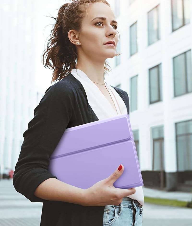 Hamile for iPad 11th 10th Generation Case with Keyboard - 7 Colors Backlit Wireless Detachable Folio Keyboard Cover with Pencil Holder for iPad 11-inch A16 2025 10th Gen 10.9 Inch 2022 (Purple) - Image 8