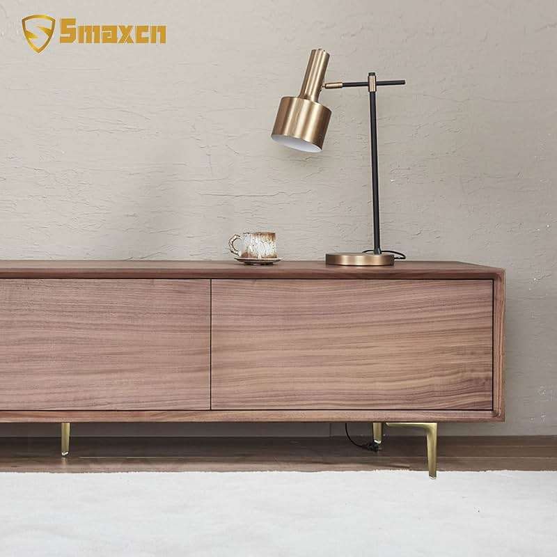 Smaxcn 6 inch/15cm Brushed Gold Metal Furniture Legs Set of 4, Modern Style Furniture Legs, DIY Replacement for TV Stand, Sofa, Chair, Cabinet Cupboard - Image 8
